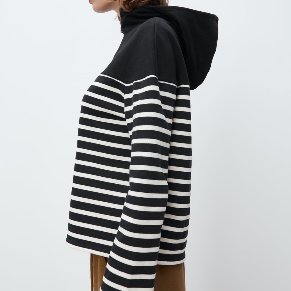 Zara hooded sweatshirt - Picture 3 of 9